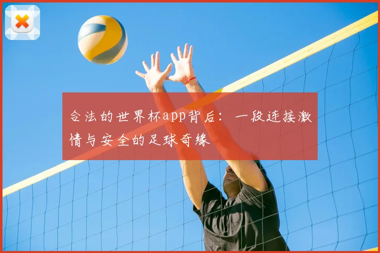合法的世界杯app背后:一段连接激情与安全的足球奇缘