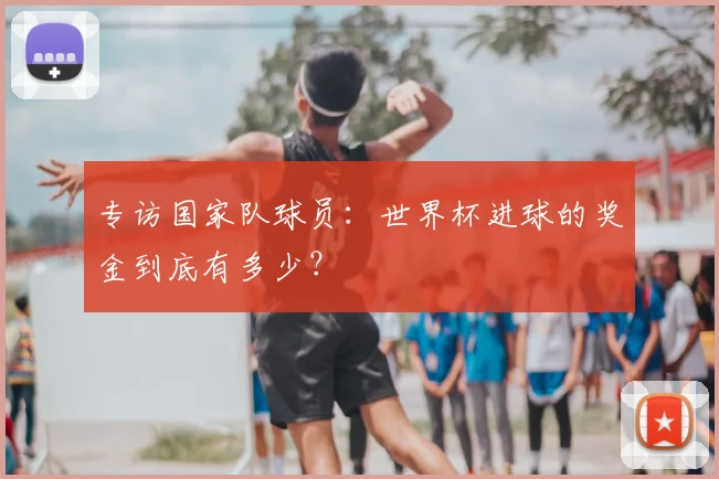 专访国家队球员:世界杯进球的奖金到底有多少?
