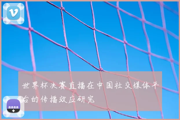 世界杯决赛直播在中国社交媒体平台的传播效应研究
