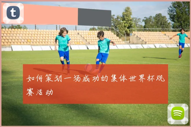 如何策划一场成功的集体世界杯观赛活动